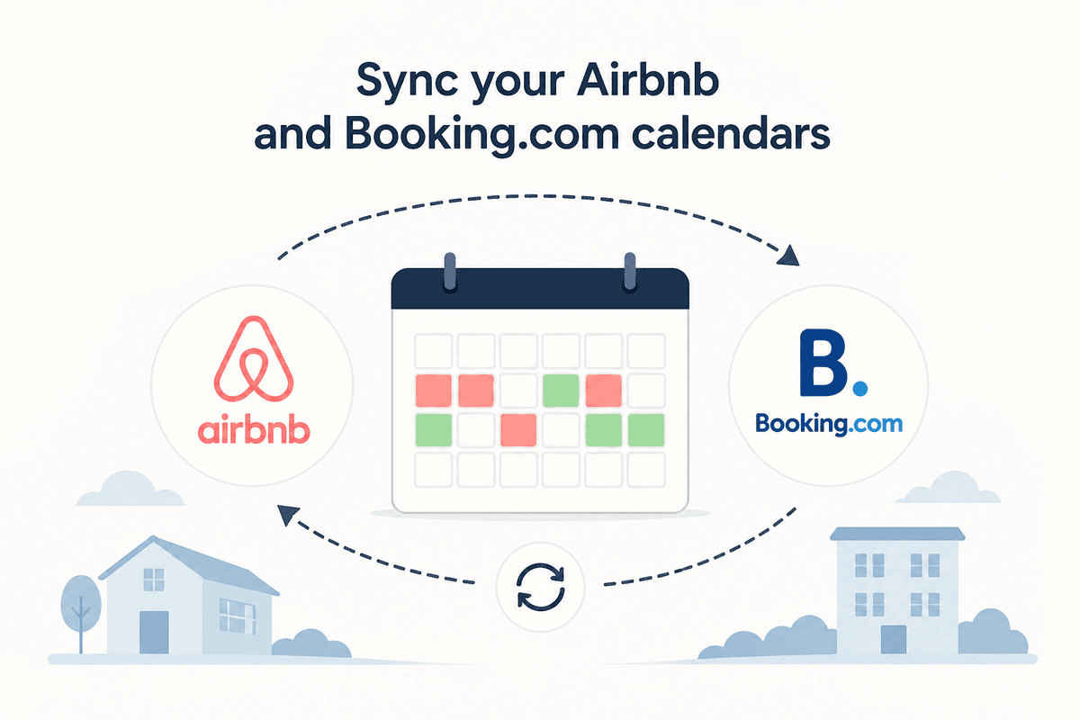 How to sync Airbnb and Booking.com calendars